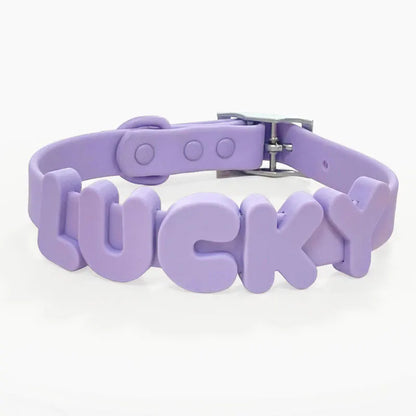 Silicone Dog Collar Pet Name DIY Cartoon Silicone Cat Pet Collar Dog Accessories for Small Dogs Puppy Accessories