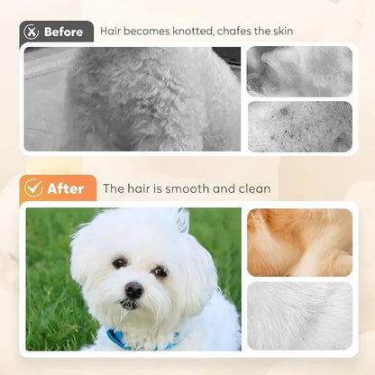 Pet Grooming Brush - Bath Massager & Bubble Maker Paw Washer Bath Brush Scrubber Shampoo Brush for Long/Short Haired Dogs & Cats