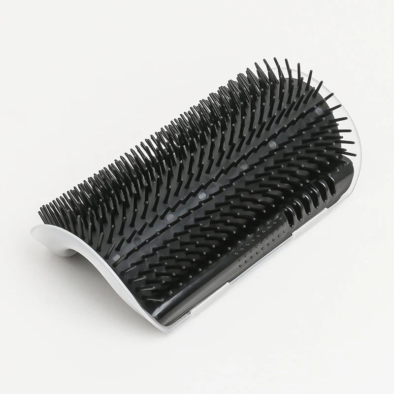 Cat Brush Comb Cat Toy with Catnip Cat Wall Brush Corner Cat Scratcher Massage Self Groomer Comb Pet Brush Corner Cat Scrubber