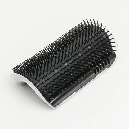 Cat Brush Comb Cat Toy with Catnip Cat Wall Brush Corner Cat Scratcher Massage Self Groomer Comb Pet Brush Corner Cat Scrubber