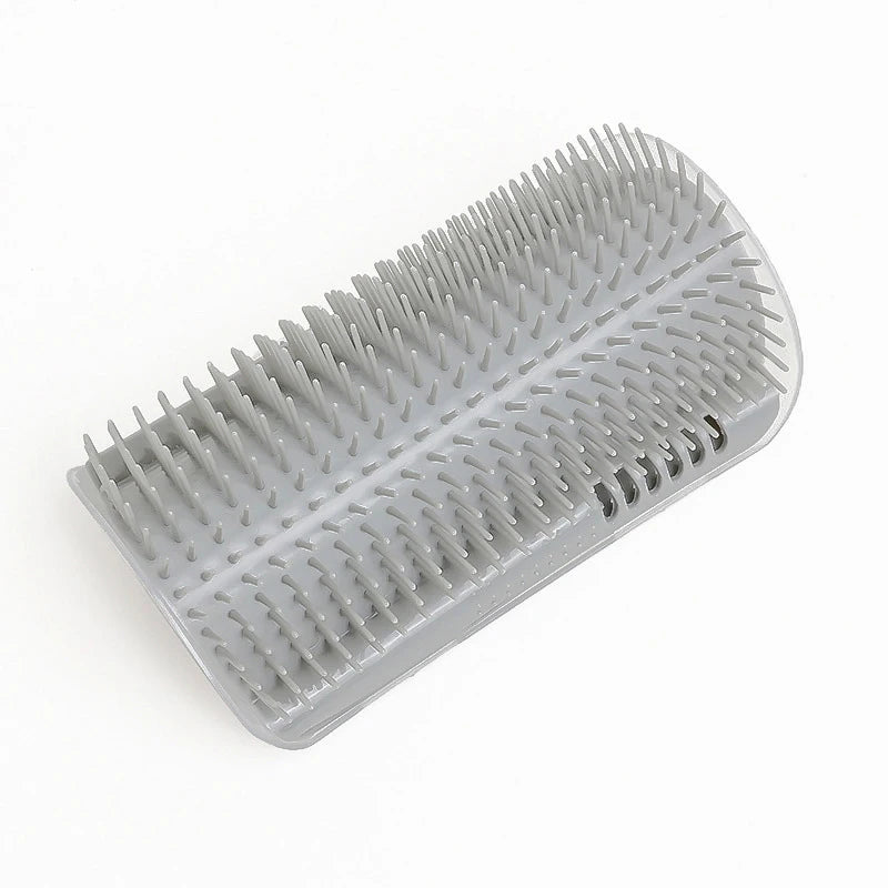 Cat Brush Comb Cat Toy with Catnip Cat Wall Brush Corner Cat Scratcher Massage Self Groomer Comb Pet Brush Corner Cat Scrubber