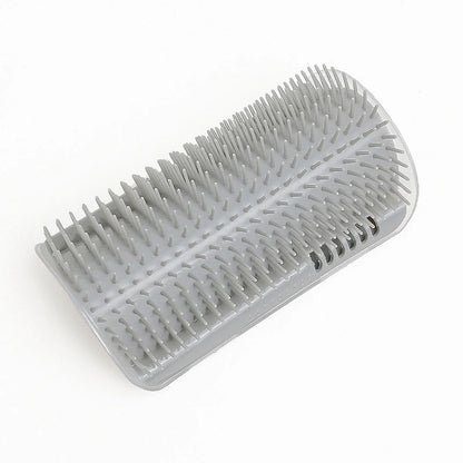 Cat Brush Comb Cat Toy with Catnip Cat Wall Brush Corner Cat Scratcher Massage Self Groomer Comb Pet Brush Corner Cat Scrubber
