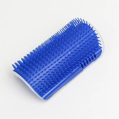 Cat Brush Comb Cat Toy with Catnip Cat Wall Brush Corner Cat Scratcher Massage Self Groomer Comb Pet Brush Corner Cat Scrubber