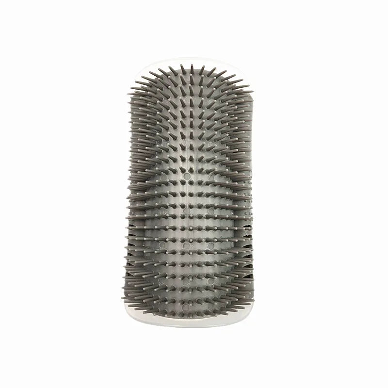 Cat Brush Comb Cat Toy with Catnip Cat Wall Brush Corner Cat Scratcher Massage Self Groomer Comb Pet Brush Corner Cat Scrubber
